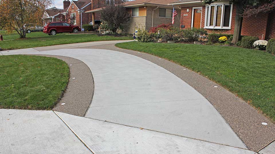 Exposed Aggregate & Stamped Concrete Contractors Sterling Heights, MI