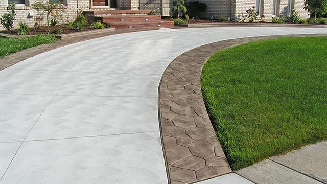 The Pros and Cons of Stamped Concrete Patios and Driveways